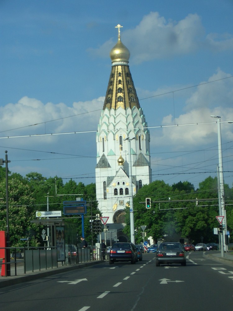 Eine Kirche in der mitte Leipzigs