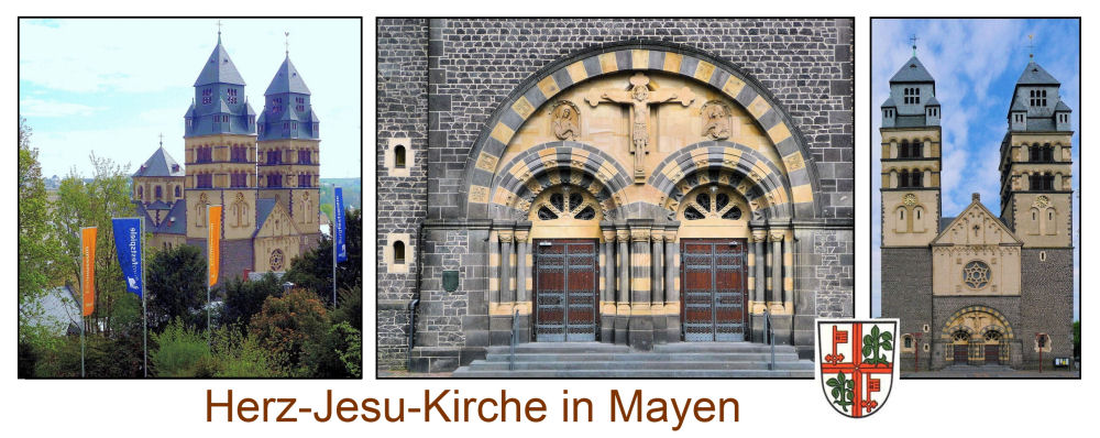 Eine Kirche in Mayen