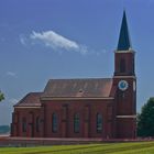 Eine Kirche lag auf dem Weg