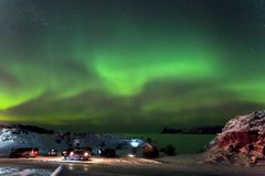 Eine klare Nacht & der Himmel brennt