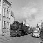 Eine klassische Szene in der Ernst-Thälmann-Straße