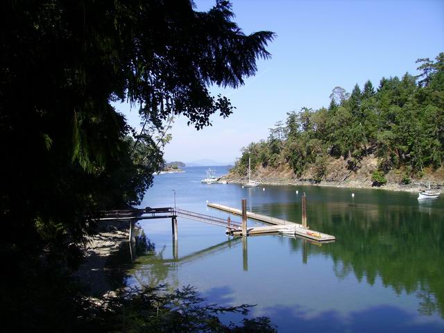 Eine kleine Bucht entdeckt im Urlaub2006 auf Vancouver Island.