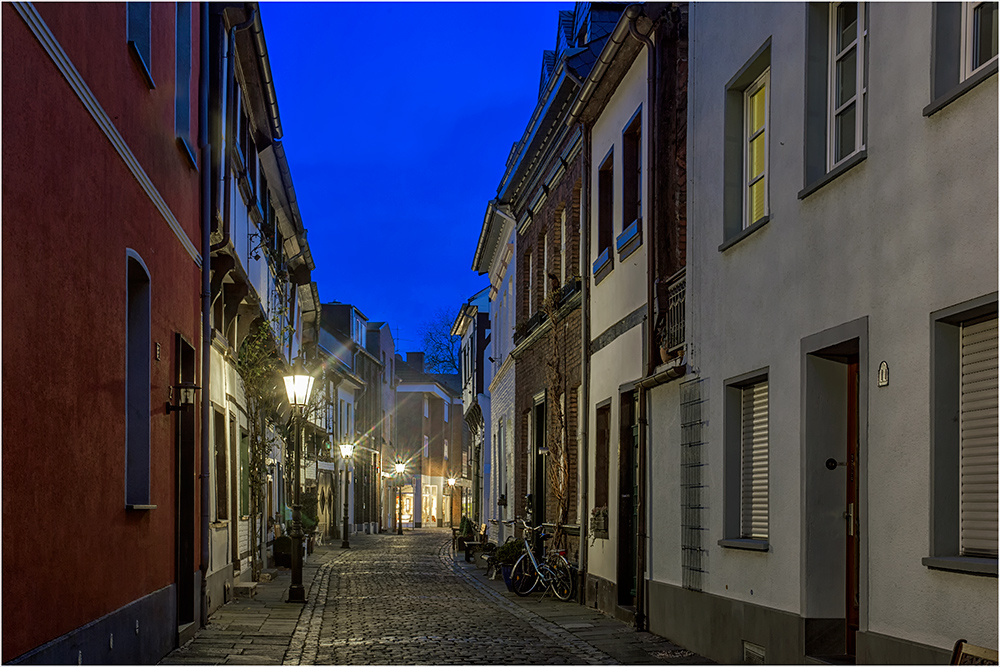 eine kleine Gasse in Kempen