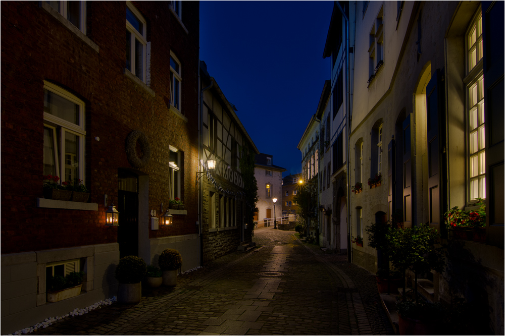 eine kleine Gasse in Kornelimünster