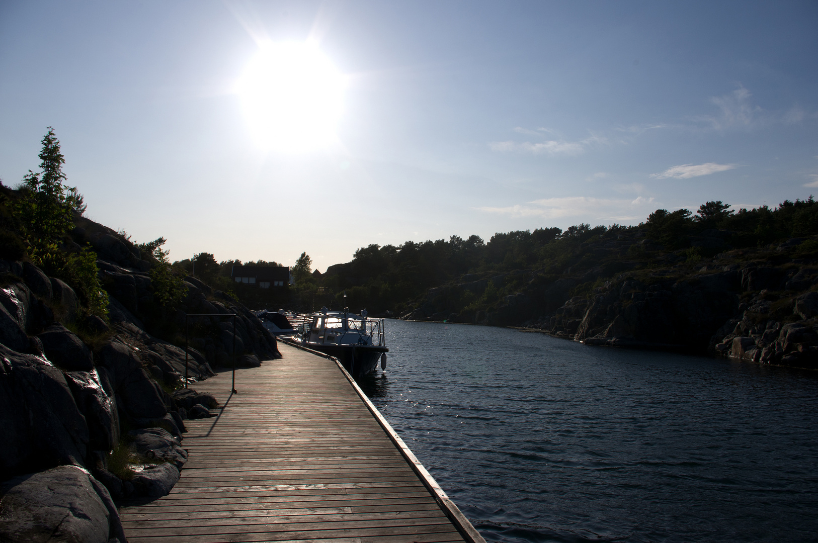 Eine kleine idyllische Anlegestelle...