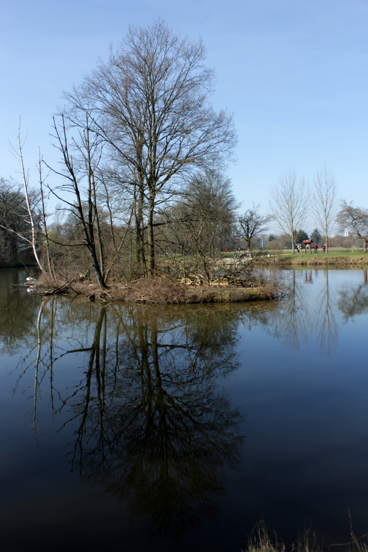 Eine kleine Insel  für das Gefieder