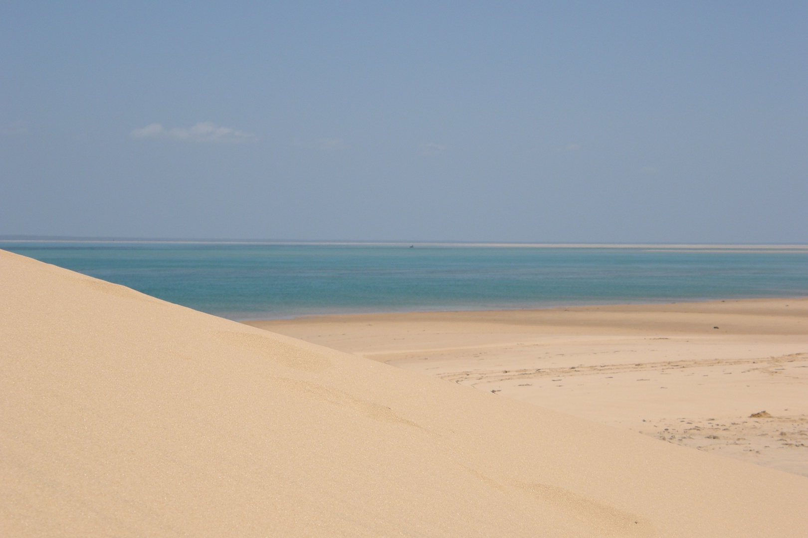 Eine kleine Insel im Indischen Ozean