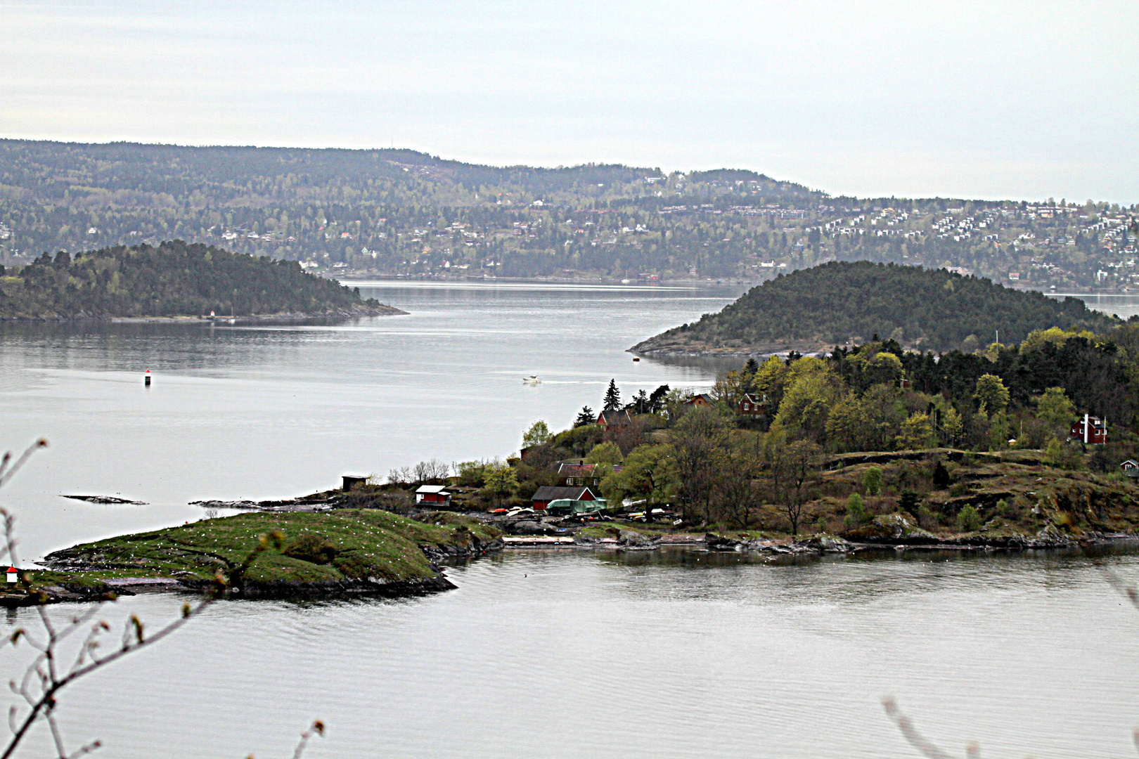 Eine kleine Insel im Oslofjord
