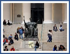 Eine kleine "Nahrungspause" an der Columbia University NYC