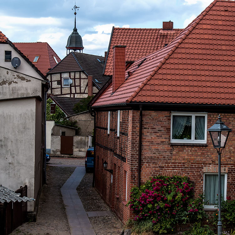 Eine kleine ruhige Gasse