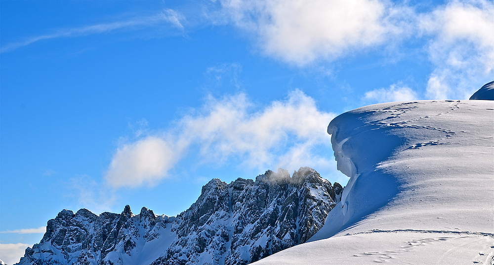 Eine kleine Schneewechte