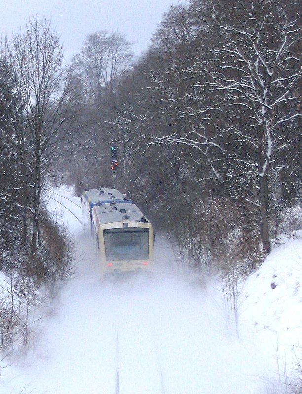 Eine kleine Schneewolke ...