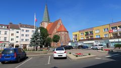 eine kleine Stadt, aber eine große Kirche