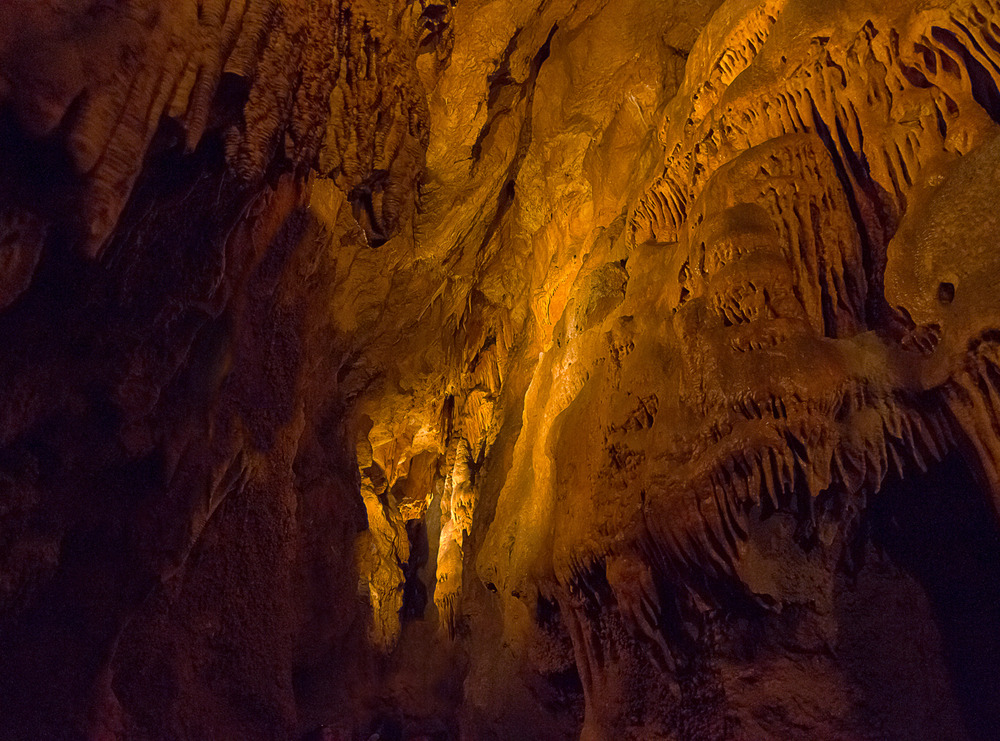 eine kleine Tropfsteinhöhle in der Slowakei