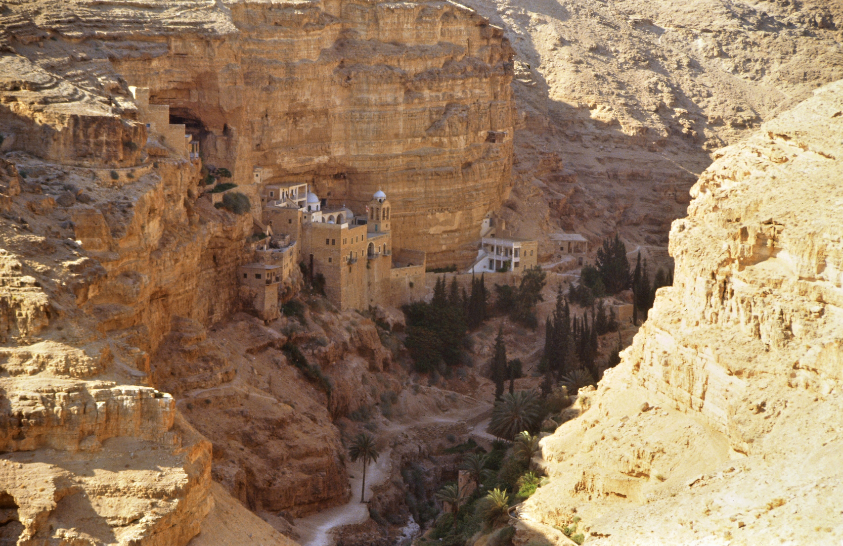 Eine Klosterfestung in Israel