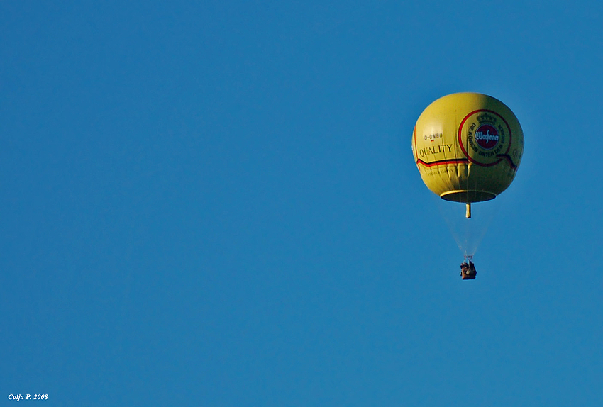 Eine Königin unter den Bierballons