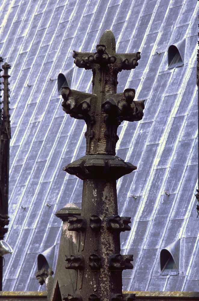 Eine Kreuzblume des Kölner Doms