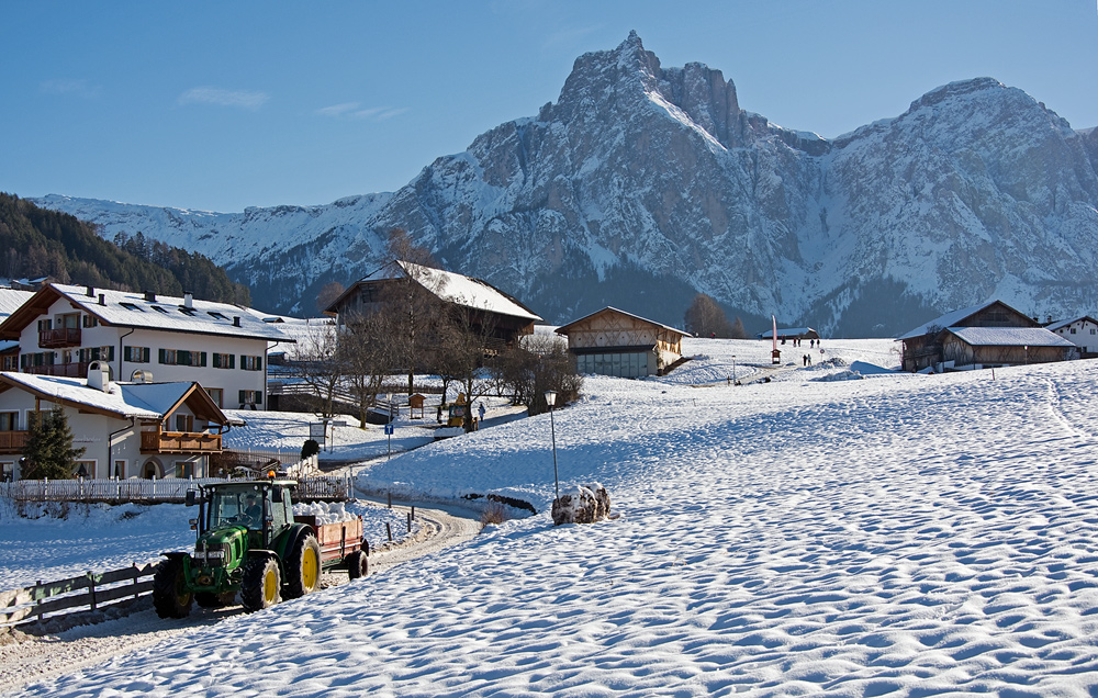 Eine Ladung Schnee