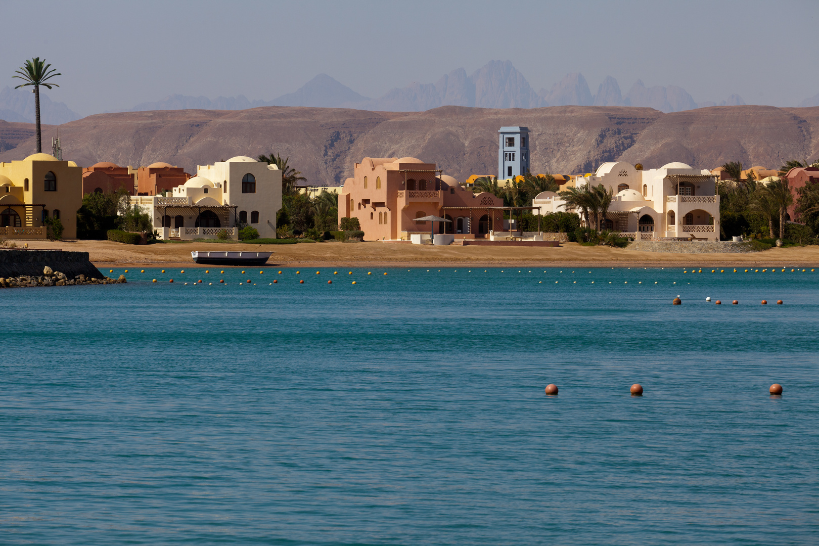 Eine Lagune in El-Gouna