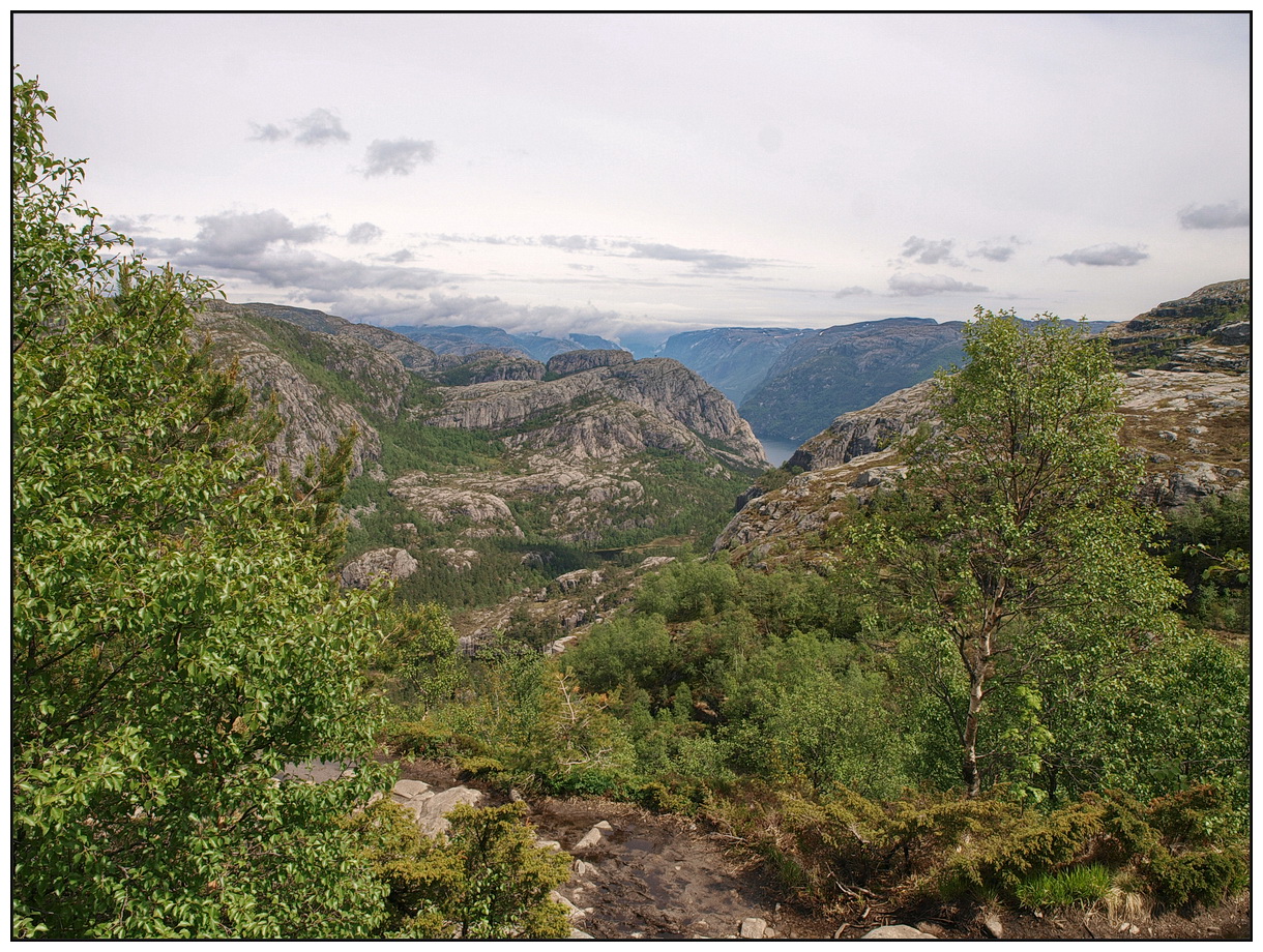 eine Landschaft wie gemalt