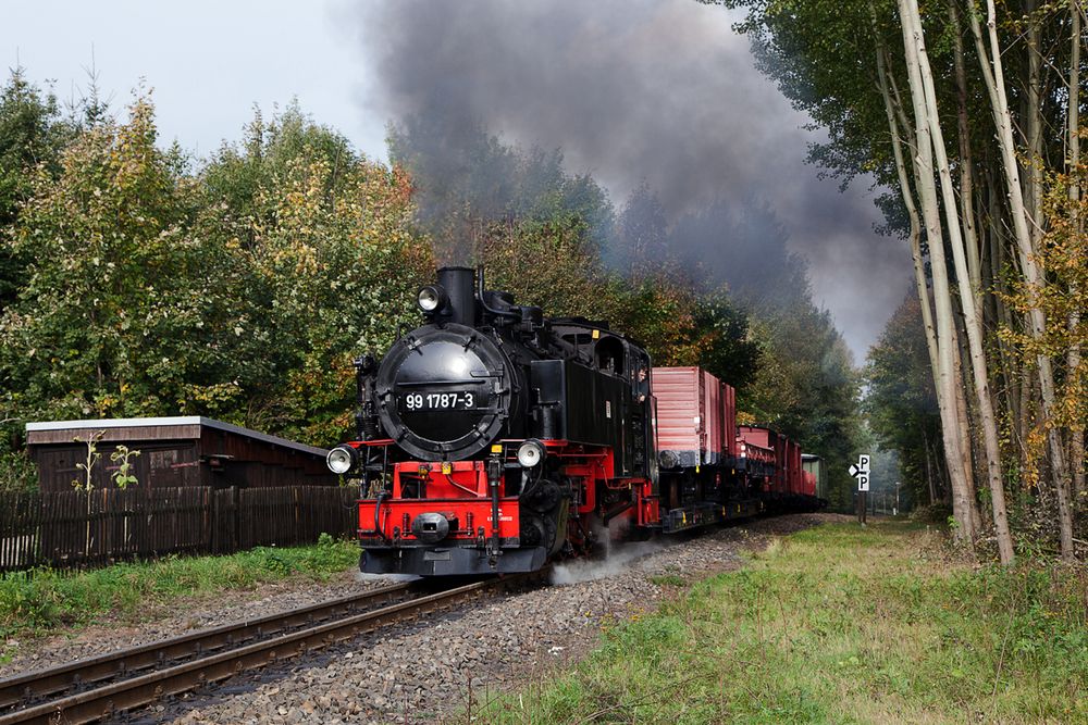 Eine lange Steigung