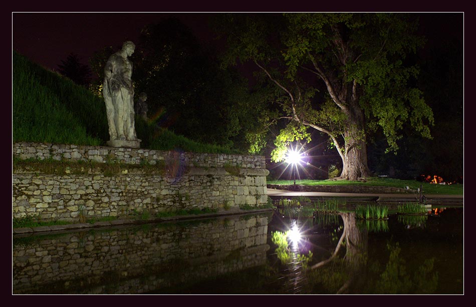 Eine laue Nacht im Grazer Stadtpark