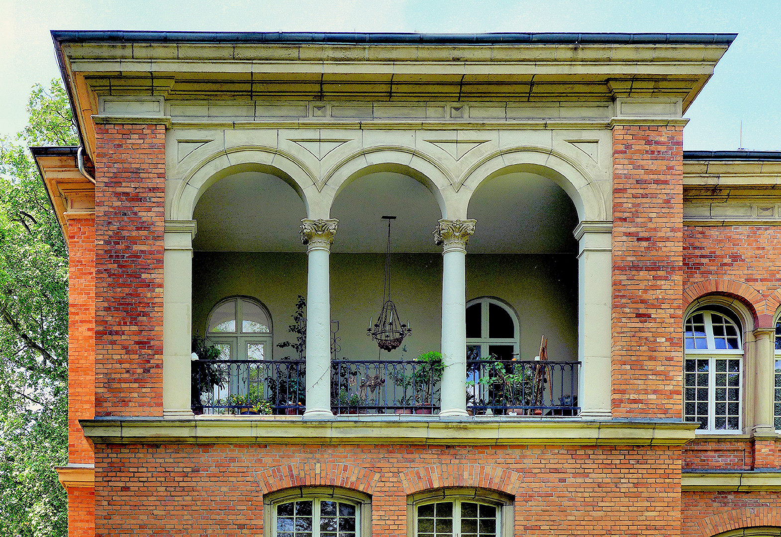 Eine Loggia