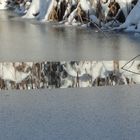 Eine Lücke in der Eisfläche