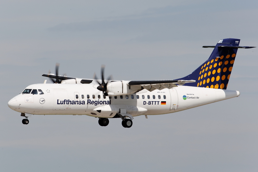 ...eine Lufthansa Regional Maschine