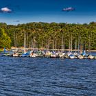 Eine Marina auf dem Rursee / Eifel