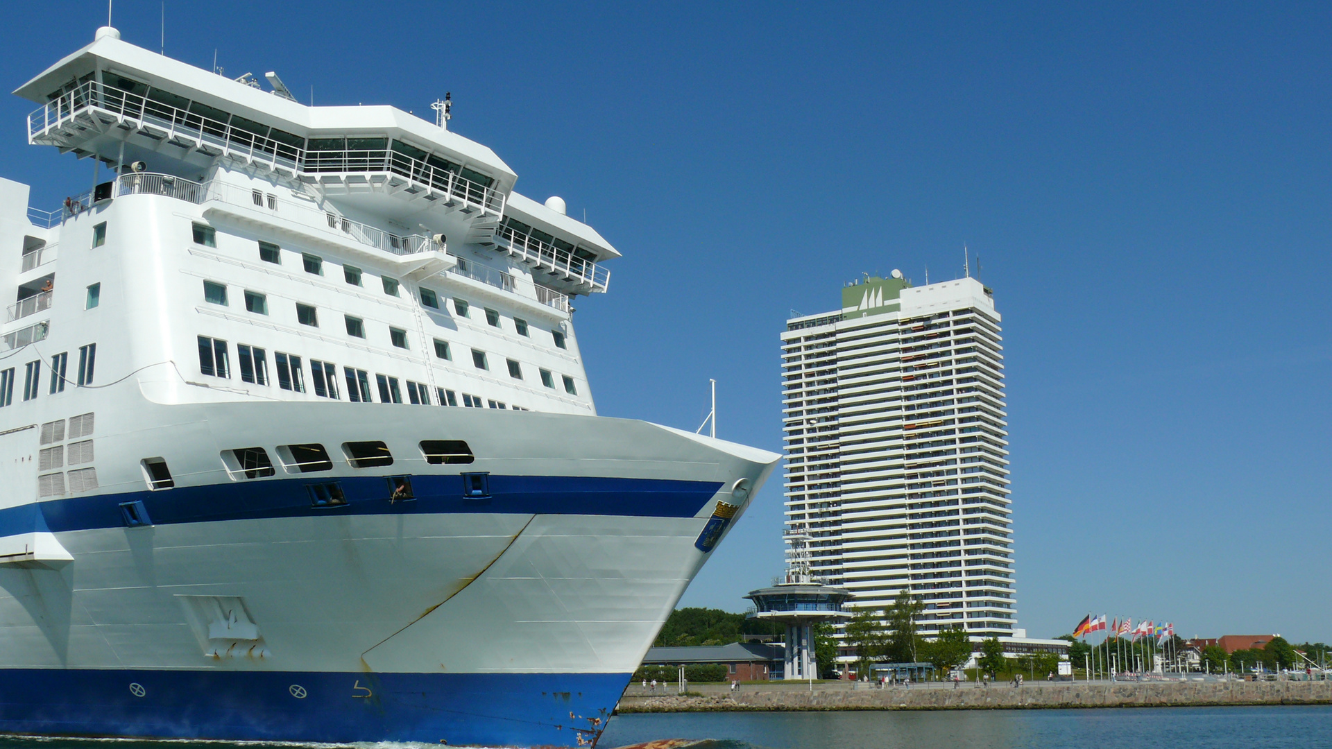 Eine Maritime Havarie in Travemünde