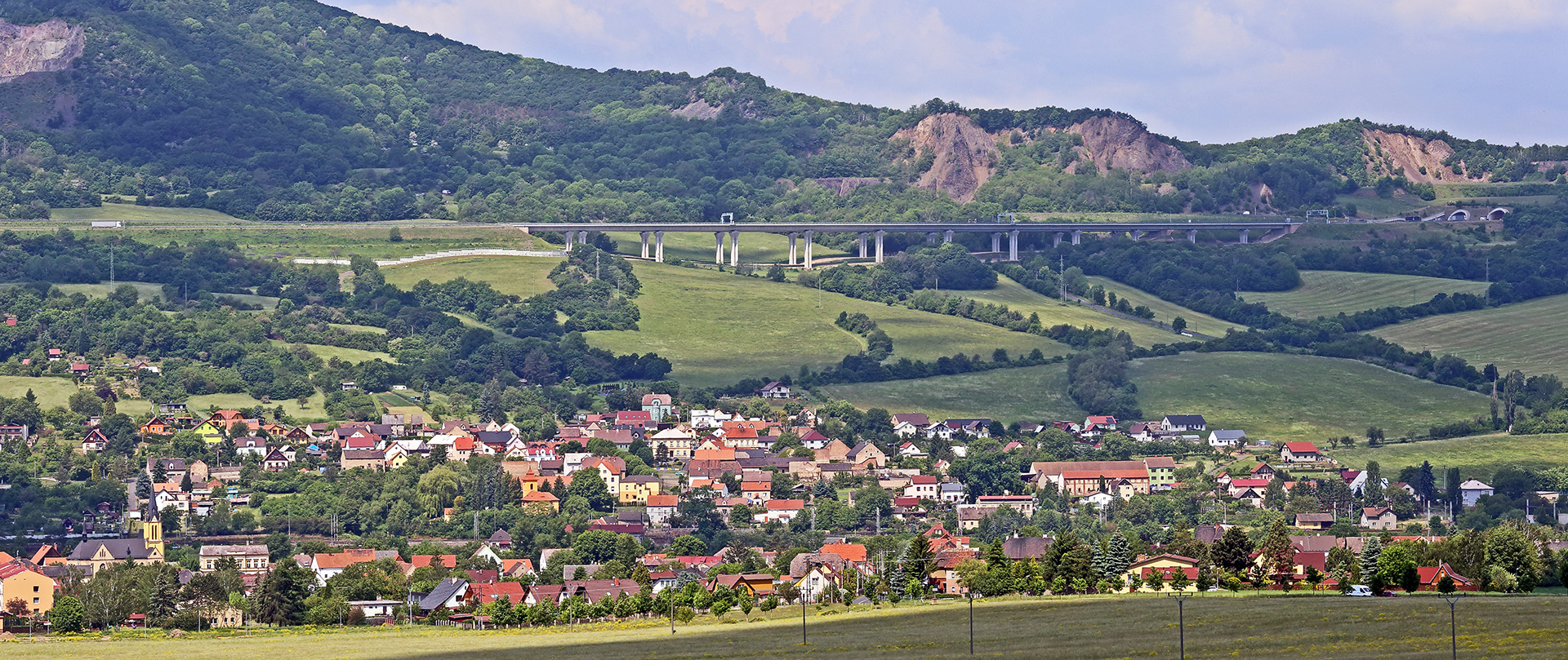 Eine meiner bevorzugten Sichten in Böhmen in der Gegend vom Elbestau