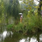 Eine Möglichkeit, bei Regen zu angeln