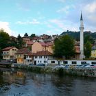 Eine Moschee in Sarajevo