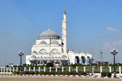 Eine Moschee zwischen Dubai und Hatta
