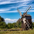 Eine Mühle auf der Insel Ödland