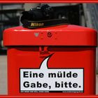 Eine mülde Gabe.Bitte.