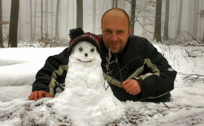 Eine Mütze für den Schneemann:-)