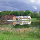 Eine Museumsanlage in Dorf Møllegård ; Jütland / Dänemark (Brønderslev Kommune.)