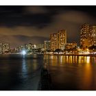 Eine Nacht am Waikiki Beach