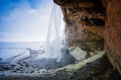 Eine Nacht am Wasserfall