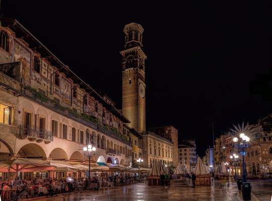 Eine Nacht in Verona Italy