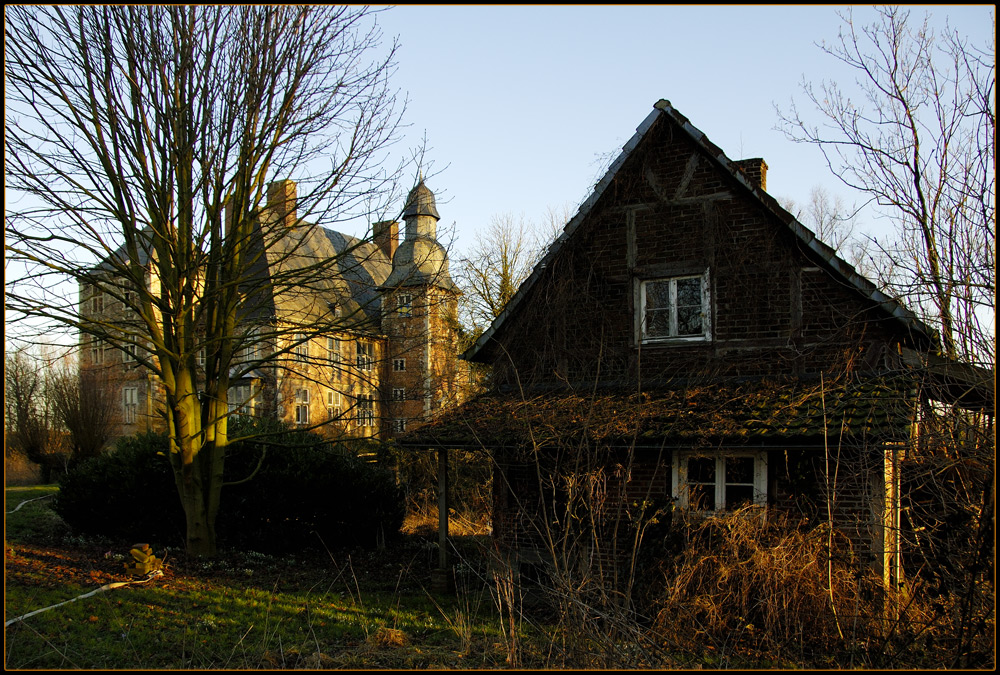 Eine Naturidylle ist das Schloss Haus Nehlen bei Welver.