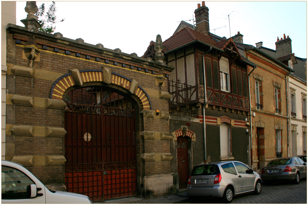 eine Nebenstrasse in Reims