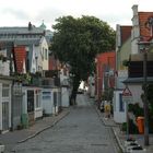 Eine nette kleine Seitenstrasse morgens in Warnemünde.