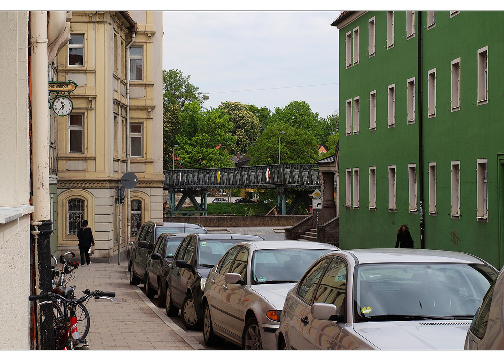 Eine normale Seitenstrasse in Husum...