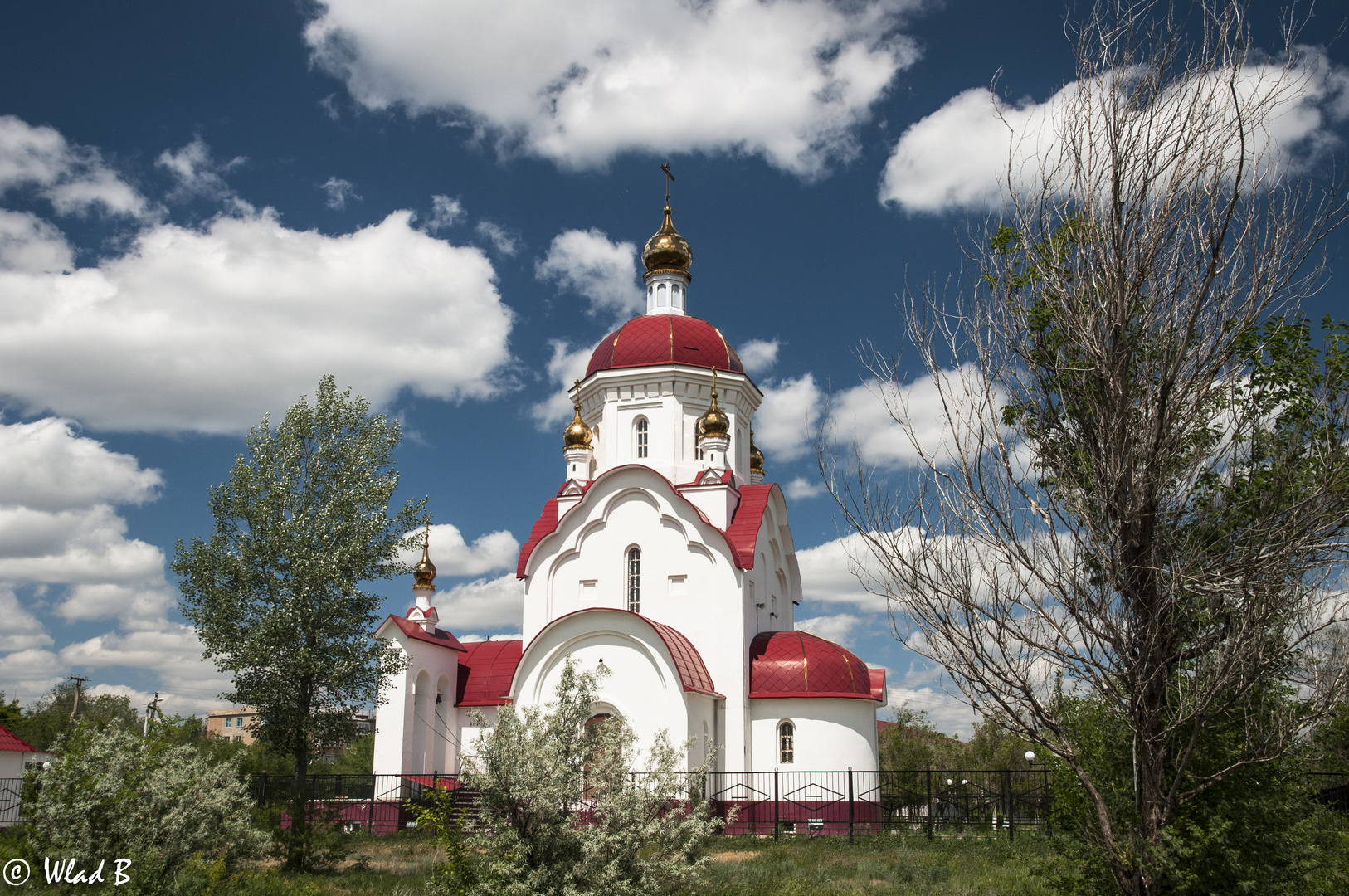 Eine Orthodoxe Kirche im Kasachstan