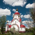 Eine Orthodoxe Kirche im Kasachstan