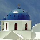 Eine  Orthodoxe Kirche in Oia ....