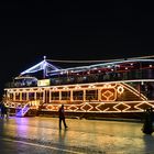 Eine Passagierdhau am Dubai Creek